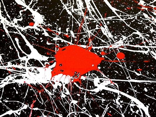 PARTICOLARE DEL COLORE SUL QUADRO