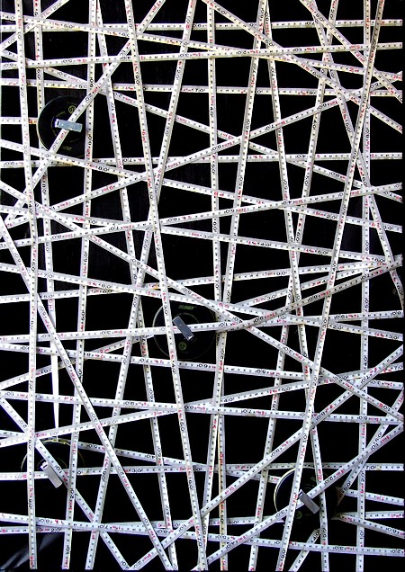 QUADRO ASTRATTO MODERNO PER ARREDAMENTO DAL TITOLO "MISURARE IL TEMPO -2" MISURARE IL TEMPO - 3