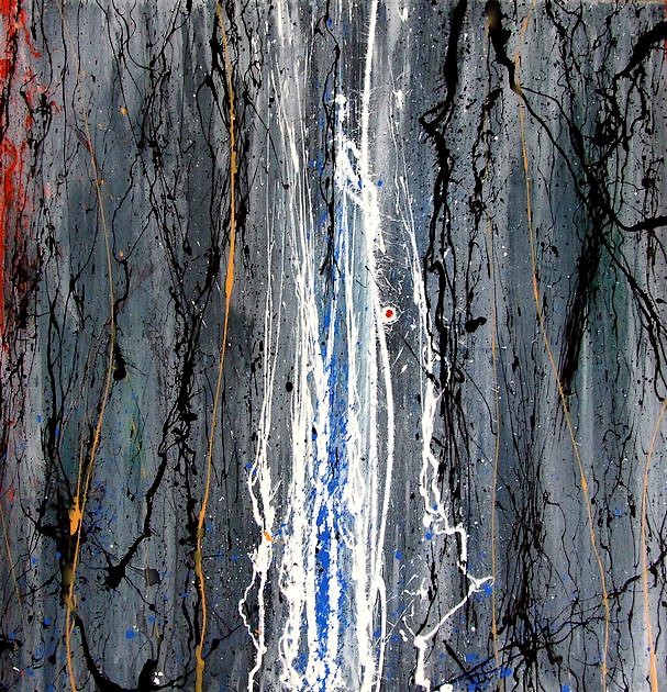 Quadro di arte contemporanea ispirato alla creazione della vita.