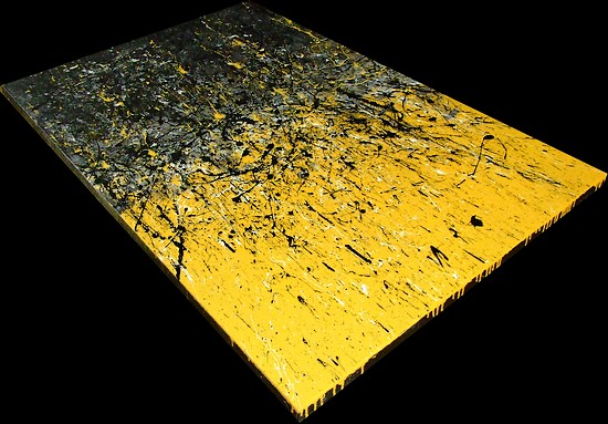 quadro moderno di grandi dimensioni raffigurante il cosmo nero e lo universo