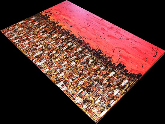 QUADRO MODERNO SU NEW YORK