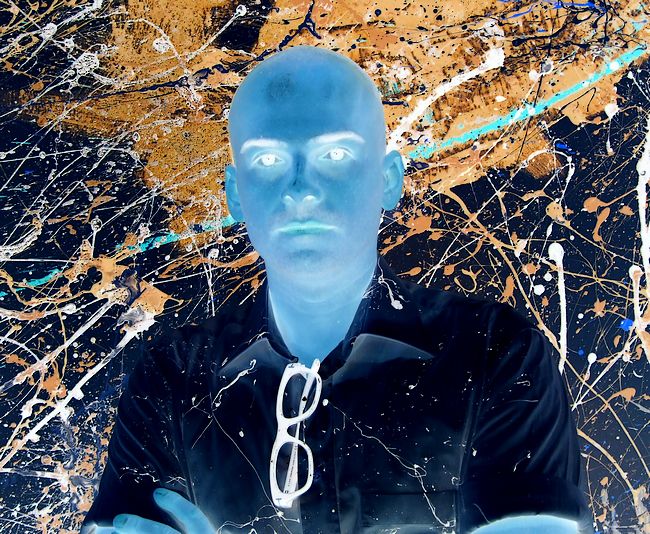 L'artista fabrizio sanna