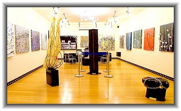 GALLERIA D'ARTE GOA GALLER - QUADRI ASTRATTI MODERNI FIRMATI PITTORE GOA