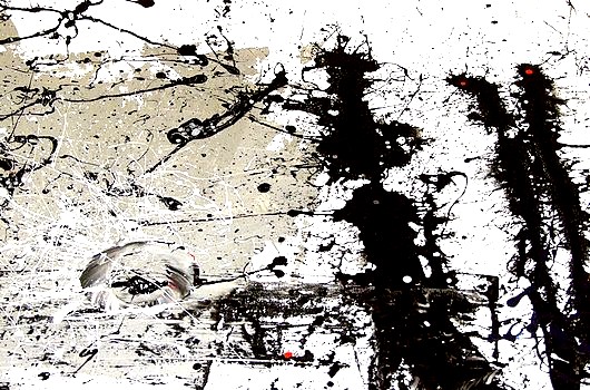DETTAGLIO ACTION PAINTING N.1