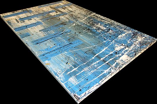DETTAGLIO TECNICA ACTION PAINTING N.2