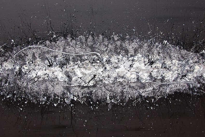 QUADRO ACCUMULAZIONE MODERNA REALIZZATA CON LATTINE RICICLATE