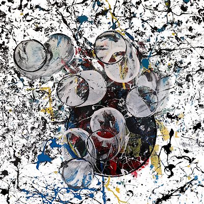 Artista e pittore contemporaneo Goa. Nuova collezione online quadri astratti e moderni con tecnica action painting anno 2022