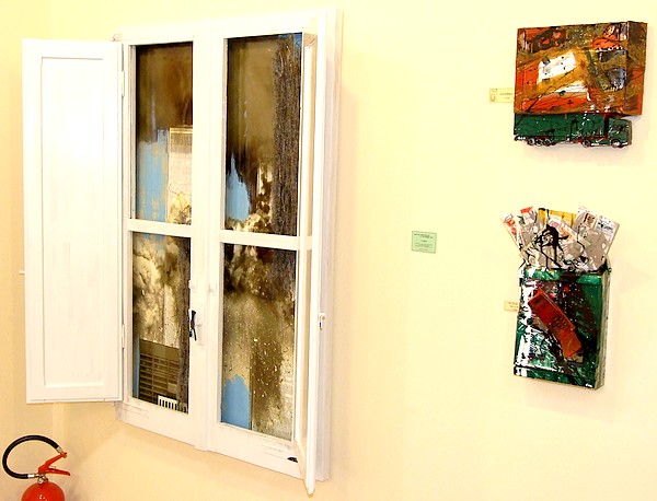 INGRANDIMENTO N.2 DEL QUADRO DEDICATO ALLE TWIN TOWERS