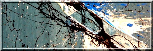 INGRANDIMENTO DELLA TECNICA ACTION PAINTING